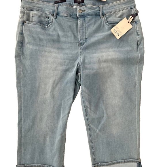 NYDJ Marilyn Straight Crop Denim Jeans Hollander Plus Size ( 22W ) - Picture 4 of 4
